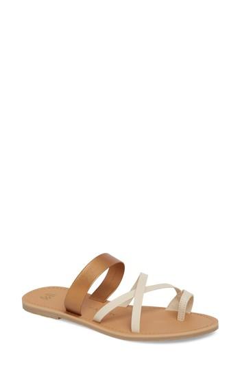 Women's Malvados Icon Joni Slide Sandal /8 M - White