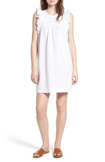 Women's Ag Jennifer Ruffle Babydoll Dress - White