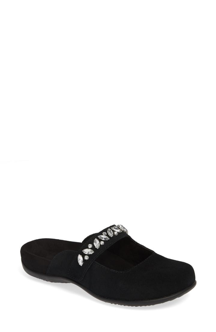 Women's Vionic Janelle Embellished Mary Jane Clog M - Black