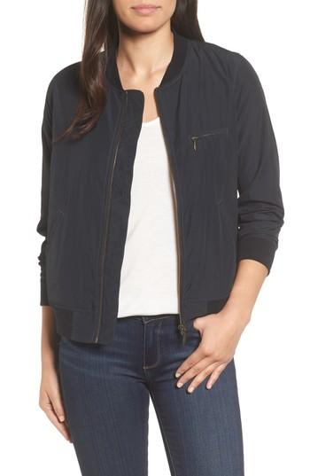 Women's Caslon Bomber Jacket - Black