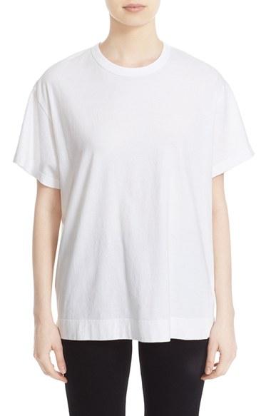 Women's Tu Es Mon Tresor 'fragile' Sequin Back Logo Tee