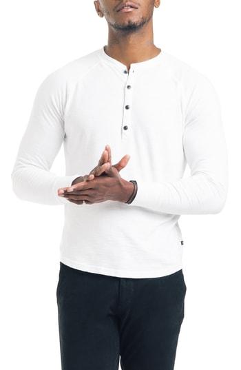 Men's Good Man Brand Slim Fit Henley - Black