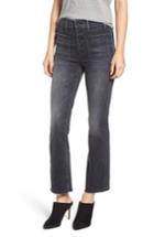 Women's Mother Hustler Patch Pocket High Waist Ankle Jeans - Black