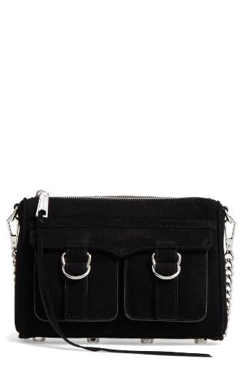 Rebecca Minkoff Cliffside Leather Crossbody Bag - Black