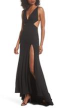 Women's Fame And Partners Nikita Gown - Black