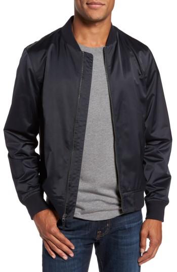 Men's Bonobos Moto Bomber Jacket - Blue