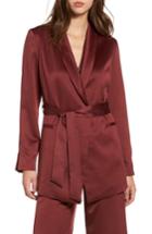 Women's Leith Belted Satin Jacket