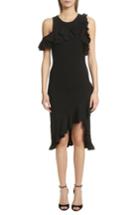 Women's A.l.c. Kellam Ruffle Body-con Dress - Black