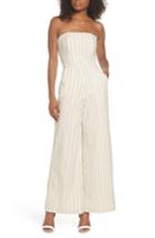 Women's Ali & Jay Sundaze Stripe Lace-up Cotton Jumpsuit - Yellow