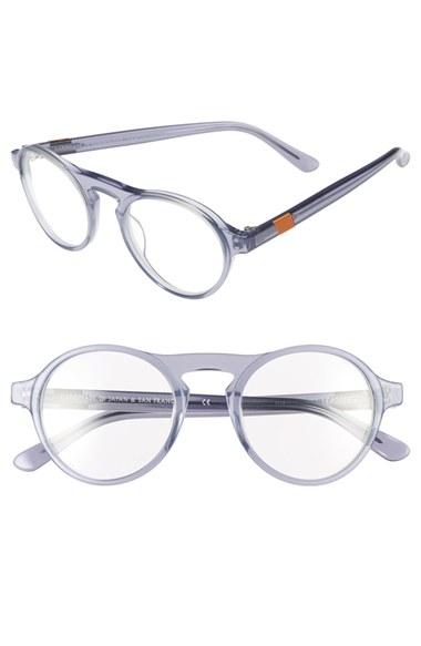 Women's Westward Leaning 'dyad' 48mm Sunglasses With Clip-on Lenses - Prussian Blue/ Sienna