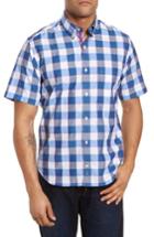 Men's Tailorbyrd Jeff Regular Fit Check Sport Shirt - Blue