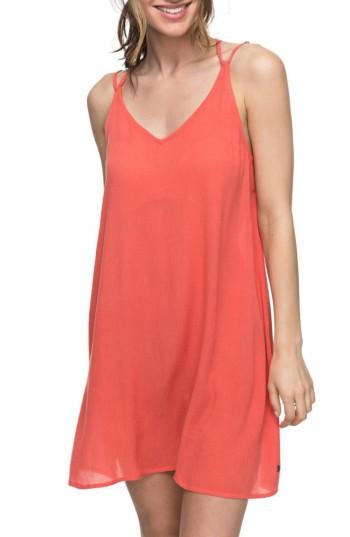 Women's Roxy Dome Of Amalfi Strappy Camisole Dress - Coral
