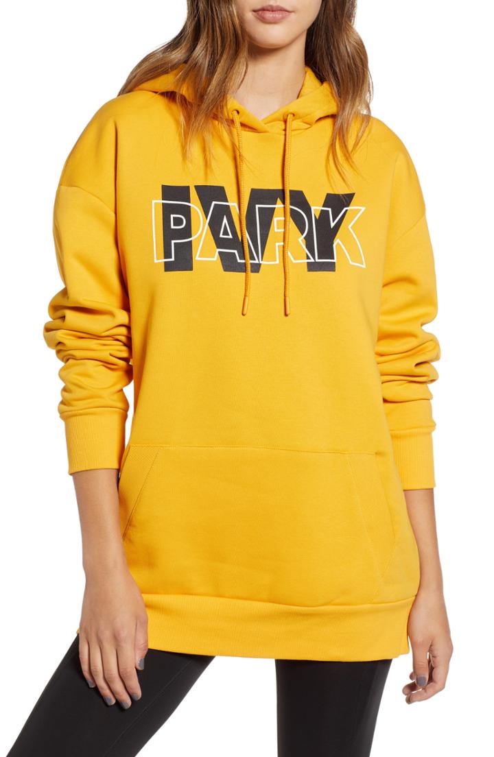 Women's Ivy Park Layered Logo Hoodie - Orange