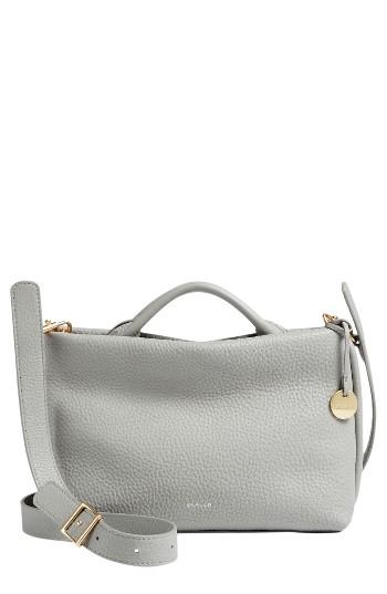 Skagen Mikkeline Mini Leather Satchel - Grey
