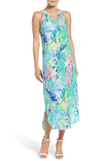 Women's Lilly Pulitzer Bailey Silk Midi Dress