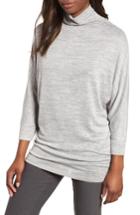 Women's Nic+zoe Every Occasion Funnel Neck Top - Grey