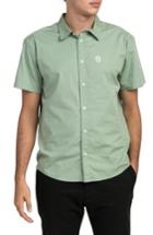 Men's Rvca Stress Short Sleeve Shirt - Green