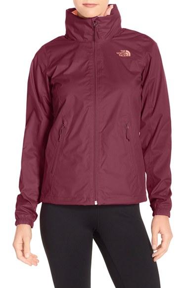 Women's The North Face 'resolve ' Waterproof Jacket, Size Small - Red
