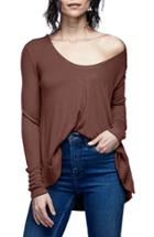 Women's Free People 'malibu' Thermal Top - Brown