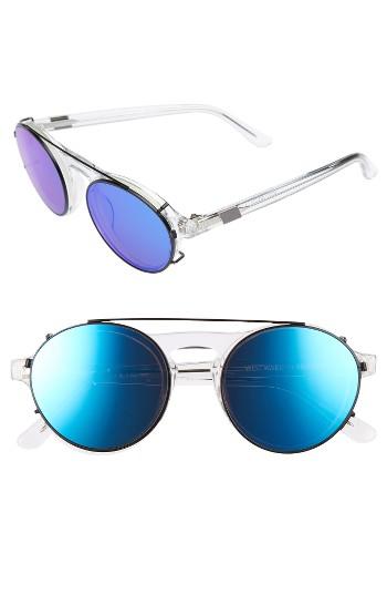 Women's Westward Leaning 47mm Retro Aviator Sunglasses -