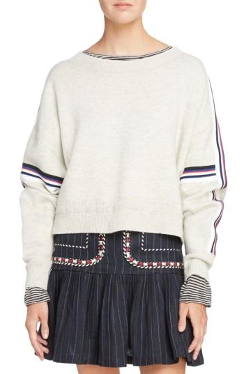 Women's Isabel Marant Etoile Kao Sweatshirt Us / 34 Fr - Grey
