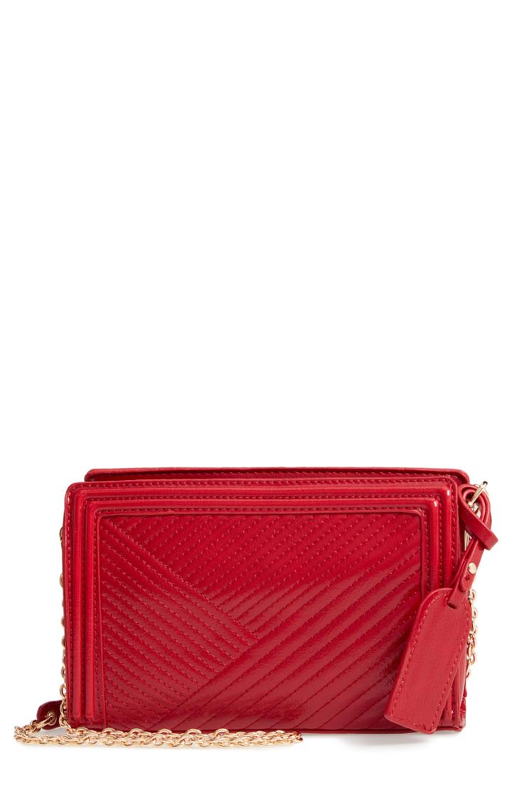 Sole Society Aisln Faux Leather Crossbody Bag -