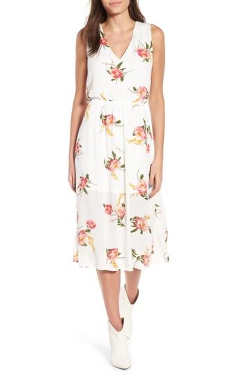 Women's Wayf Sleeveless Blouson Midi Dress - Ivory