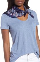 Women's Echo Penelope Paisley Silk Bandana, Size - Blue