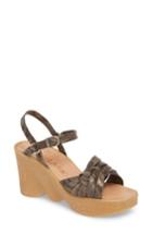 Women's Famolare Knot So Fast Wedge Sandal M - Yellow