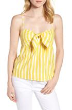 Women's J.crew Mireille Twist Front Camisole - Yellow