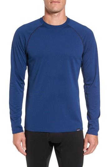 Men's Patagonia Capilene Midweight Base Layer T-shirt - Blue