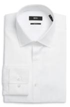 Men's Boss Marley Us Sharp Fit Solid Dress Shirt .5l - White