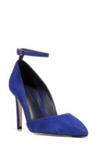 Women's Diane Von Furstenberg Laredo Ankle Strap Pump M - Blue