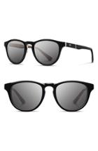 Men's Shwood 'francis - Pendleton' 48mm Polarized Sunglasses - Black/ Turquoise Serape/ Grey