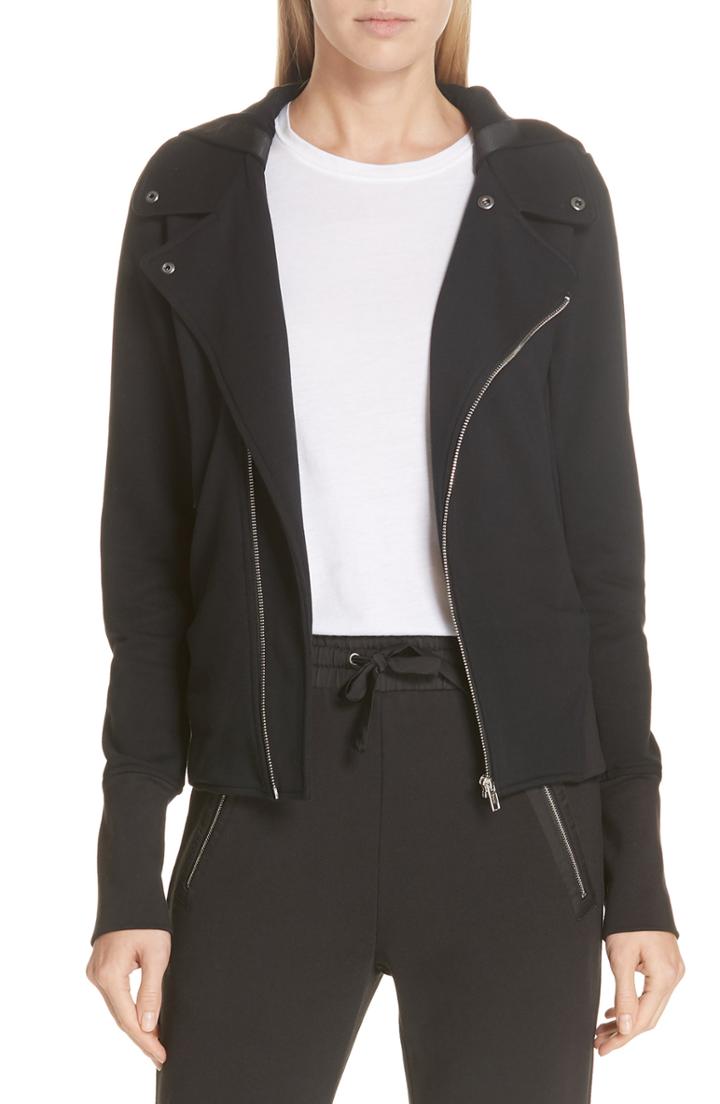 Women's Jonathan Simkhai Moto Jacket - Black