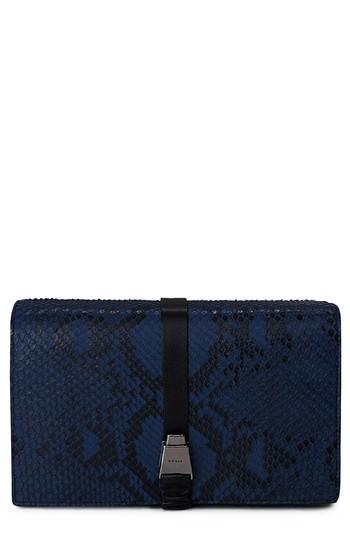 Akris Alice Genuine Python Crossbody Bag -