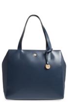 Lodis In The Mix Doris Rfid Leather Work Tote - Blue