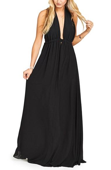 Women's Show Me Your Mumu Luna Halter Gown