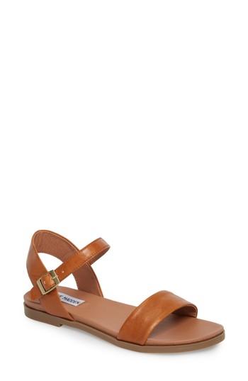 Women's Steve Madden Dina Sandal .5 M - Brown
