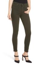 Women's Leith High Waist Ankle Skinny Jeans - Green