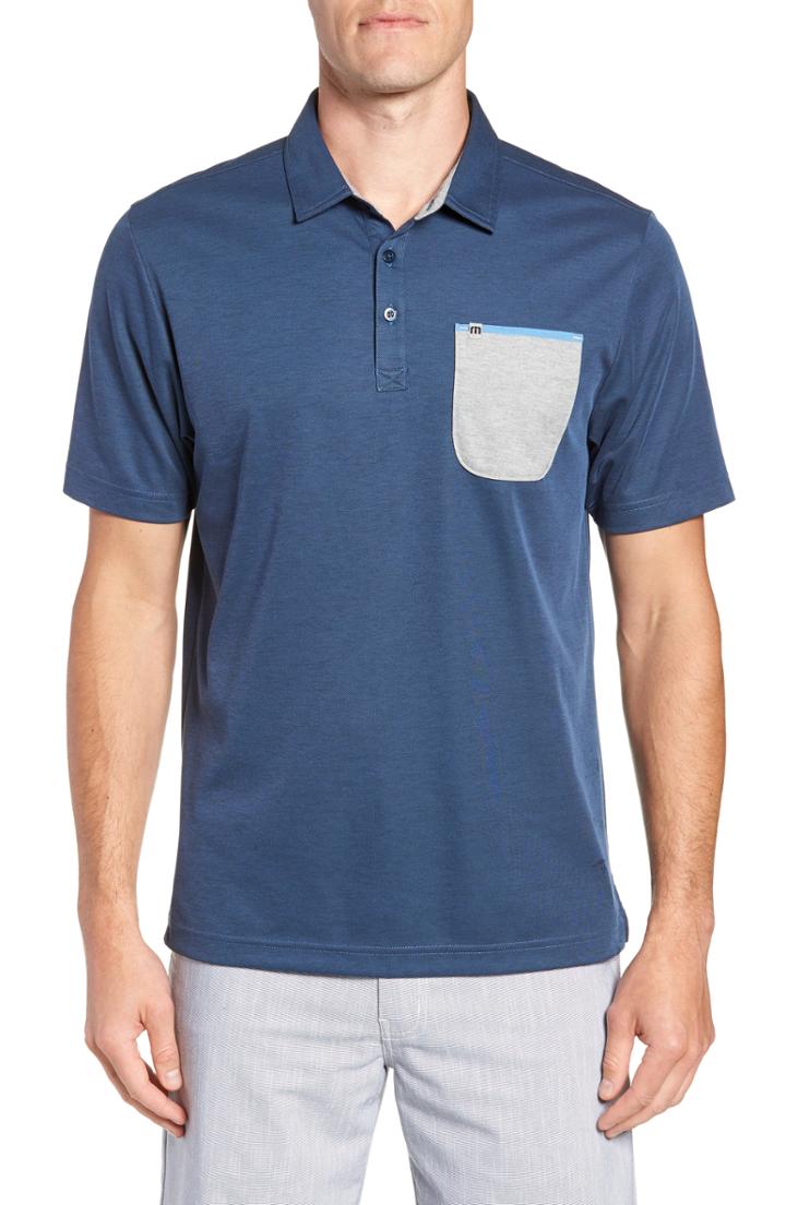 Men's Travis Mathew Front Row Joe Pocket Polo