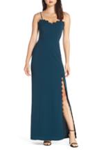 Women's Kay Unger One-shoulder Faille Gown - Red