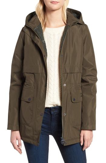 Women's Barbour Altair Waterproof Hooded Jacket Us / 8 Uk - Green