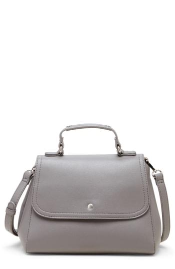 Sole Society Hingi Faux Leather Satchel - Black