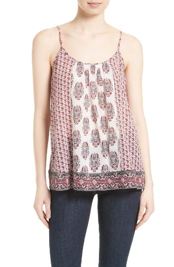 Women's Soft Joie 'sparkle' Block Print Cotton Tank - Pink