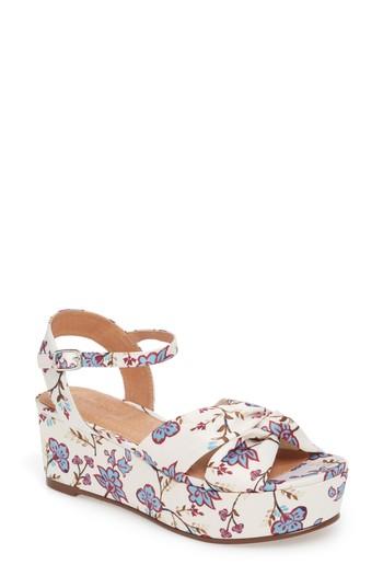 Women's Caslon Ryder Platform Sandal M - White