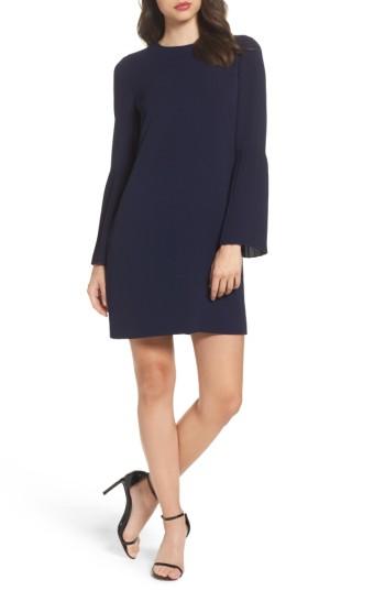 Women's Maggy London Bell Sleeve Shift Dress - Blue