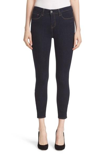 Women's L'agence 'andrea' Ankle Zip Skinny Jeans