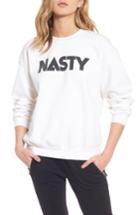 Women's Junk Food Nasty Sweatshirt - White