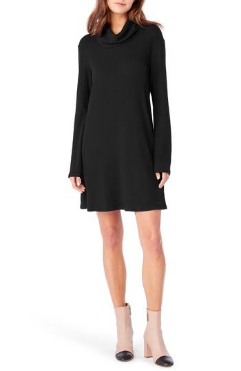 Women's Michael Stars Cowl Neck Knit Dress - Black
